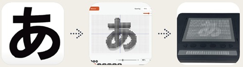 ドットパッド表示例1