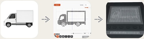 ドットパッド表示例2